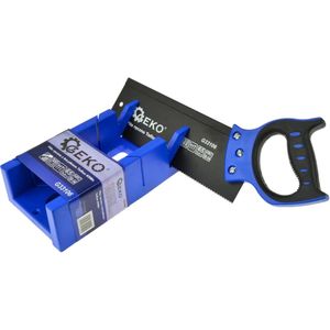 GEKO - Mitre Box and Saw Set - Gereedschap - Zwart - Hout