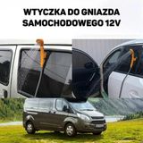 Keltin Draagbare campingdouche - 12V - 10 l/min - oranje - met krachtige pomp
