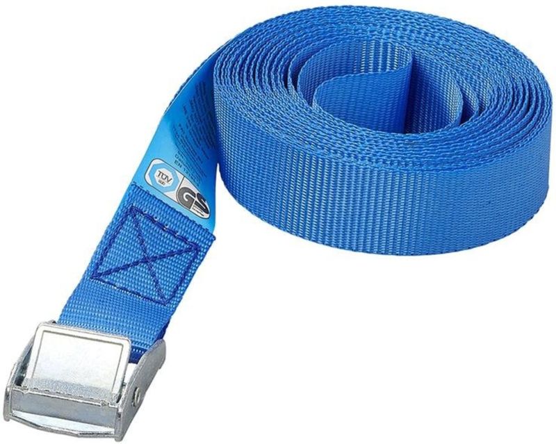 ProPlus Spanband met snelsluiting - polyester - 25 mm x 5 meter - blauw