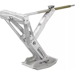 ProPlus Caravanhoeksteun - 1000 kg draagkracht - Verzinkt staal - Inclusief stabilisatievoet - 605x280 mm - Hoogte 470 mm