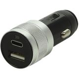 Pro Plus Autolader - USB Lader - 2 Weg - USB Type A en C - 12 Volt en 24 Volt - 3100mA