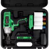 Hofftech - Slagmoersleutel - 20V - 380 Nm Koppel - Inclusief 4 Doppen - LED Verlichting