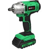 Hofftech - Slagmoersleutel - 20V - 380 Nm Koppel - Inclusief 4 Doppen - LED Verlichting