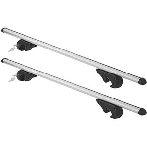 ProPlus Dakraildrager - Lengte 120 cm - Aluminium - Maximale Belasting 90 kilo - 2 stuks