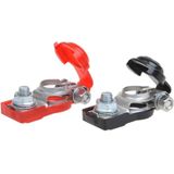 ProPlus - Accupoolklem Set - Rood en Zwart - Kunststof Bescherming