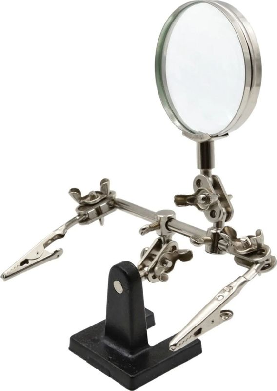 GEKO Derde Hand Soldeerhulp - Precisiewerk - Vergrootglasfunctie