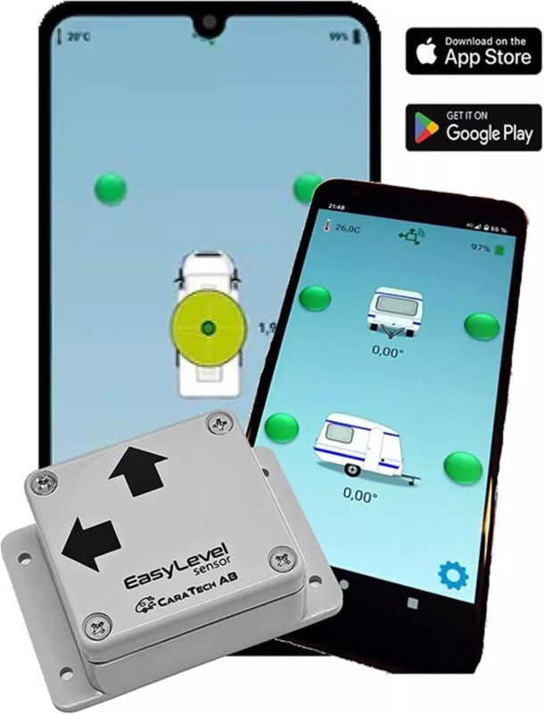 ProPlus Digitale Waterpas – EasyLevel Systeem – Bluetooth – IP65 – Voor Camper & Caravan