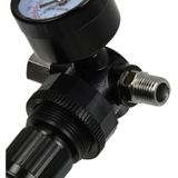 GEKO HVLP spuitpistool drukregelaar - nauwkeurige drukregeling - 0-12 BAR - 1/4" schroefdraad