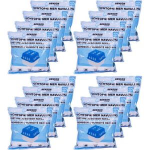 Benson - Vochtopnemer Navulling - 400 Gram - 16 Stuks - Langdurige Werking