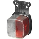 Pro Plus Breedtelicht met Reflector op Houder - Rood en Wit - 66 x 62 mm