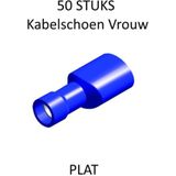 Benson Kabelschoen 50 delig Vrouw PVC ISO - 2.5=>6.3 Blauw