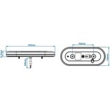 Pro Plus Achterlicht Aanhangwagen - Caravan - 6 Functies - 323 x 134 mm - 54 LED - Rechts