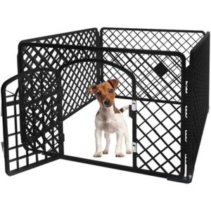 Purlov Huisdierenren: De Ideale Kooi voor Honden en Kleine Dieren - 90x90x60cm