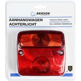 Benson Aanhangwagen Achterlicht - Vierkant - 95 x 105 x 50 mm - Exclusief Lampen