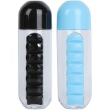 Benson Waterfles 600 ml met Pillendoos - 7 Vaks