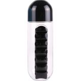 Benson Waterfles 600 ml met Pillendoos - 7 Vaks