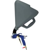 GEKO - Luchtspuitpistool - Verstelbare Trekker - Drie Spuitmonden - 7500 ml Tank - Rubberen Connector