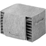 ProPlus - Bordenhouder - Grijs - Voor 10 borden - 27x20x17 cm