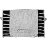 ProPlus - Bordenhouder - Grijs - Voor 10 borden - 27x20x17 cm