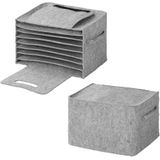 ProPlus - Bordenhouder - Grijs - Voor 10 borden - 27x20x17 cm