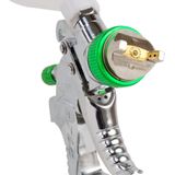 GEKO - HVLP Verfspuit - 1,4 mm Nozzle - 600 ml Reservoir - Aluminium Behuizing
