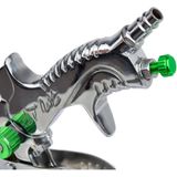 GEKO - HVLP Verfspuit - 1,4 mm Nozzle - 600 ml Reservoir - Aluminium Behuizing
