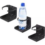 ProPlus - Verstelbare en Inklapbare Bekerhouder - Zwart - Compact Ontwerp