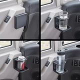 ProPlus - Verstelbare en Inklapbare Bekerhouder - Zwart - Compact Ontwerp