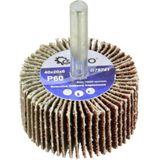 GEKO Schuurwiel - Aluminiumoxide - P60 korrel - 40x20 mm - 6 mm schacht