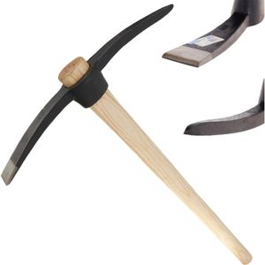 GEKO Pickaxe - Houten Steel - 2.5 kg - Ergonomisch Design - Duurzaam