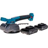 GEKO - Tegeltrilplaat - 21V - Touchbediening - 5-traps Kracht - Inclusief 2 Accu's