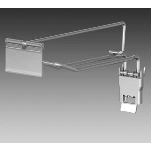 Hilkman Dubbel gesloten klaphaak - 20 cm - Steek 45 - Diameter 4 mm