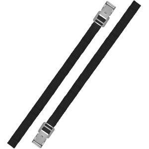 Pro Plus Bindriemen met Metalen Gesp - 18 mm x 75 cm - Zwart - 2 stuks