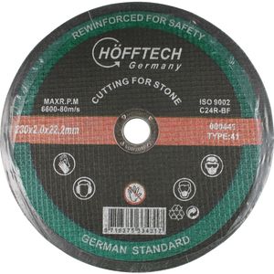 Hofftech Doorslijpschijf - Steen - 230 x 2.0 mm