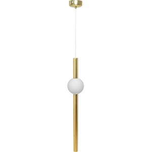 TooLight APP475-CP Hanglamp - E27 - Ø 10 cm - Wit/Goud