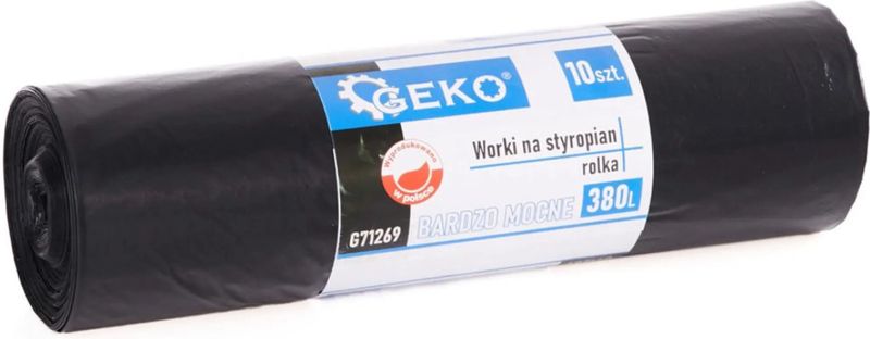 GEKO Grote afvalzakken - 380 liter - 10 stuks - stevig en duurzaam