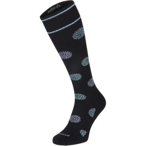 Sockwell Compressiesok Dames Full Bloom Zwart Stretch