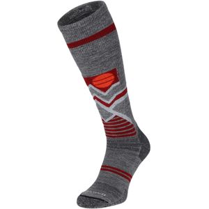 Sockwell Skisokken Heren Snow Peak Grijs Spandex