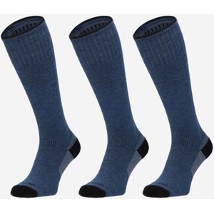 Sockwell.nl Compressiesok Unisex  Blauw Stretch