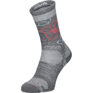 Sockwell Wandelsokken Dames Petal Power Grijs Stretch