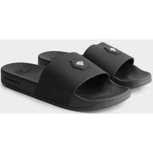 Black bananas hex slides zwart