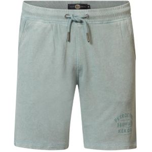 Petrol men short jogging broek blauw