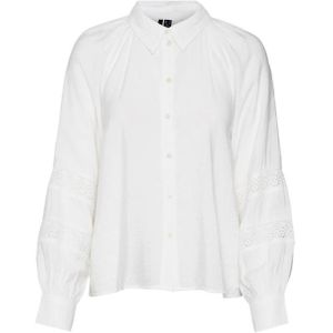 Vero moda vmhanna ls shirt wvn ga spe blouse wit