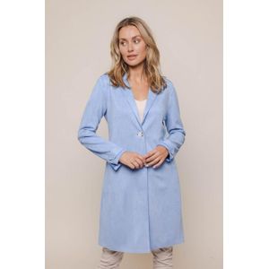 Rino&pelle single breasted coat blauw