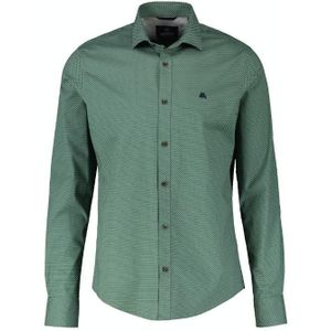 Lerros hemd 1/1 arm overhemd groen