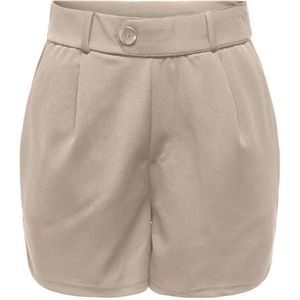 Only onlsania belt button shorts j broek grijs