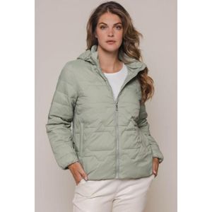 Rino&pelle padded jacket with detachable groen
