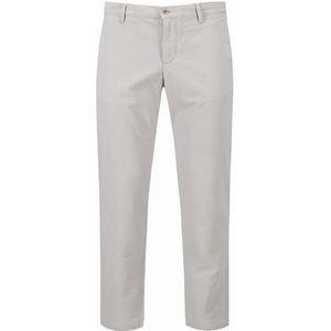 Alberto rob - two-tone-structure broek wit