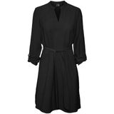 Vero moda vmgavina l/s v-neck abk dress jurk zwart