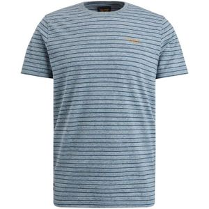 Pme short sleeve r-neck yd stripe t-shirt blauw